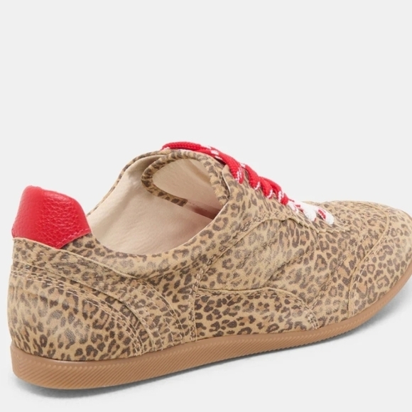 🤎🔹️Dolce Vita 🔹️ Laini Sneakers Tan Leopard Printed Suede